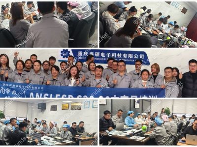 安信达咨询为重庆鑫硕电子提供ESD内审员与管控技术培训服务