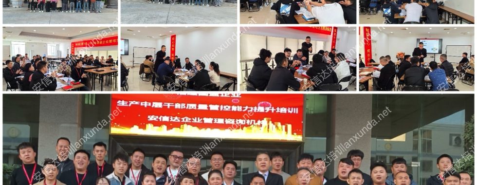 安信达咨询为国盛企业提供2025年度生产中层干部质量管控能力提升培训服务