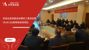 安信达咨询 博世工具供应商 VDA6.3过程审核 咨询服务
