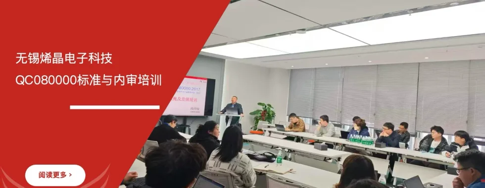 安信达咨询 无锡烯晶电子 QC080000有害物质管理体系 内审员培训 RoHS认证