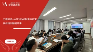 安信达咨询 力朗电池 IATF16949汽车质量管理体系 内审实战培训