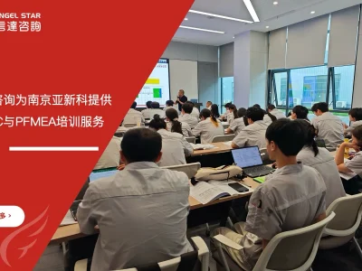 安信达咨询为南京亚新科提供新版SPC与PFMEA培训服务现场实拍